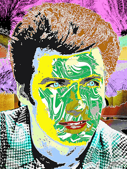 Clint Eastwood Pop Art Portrait