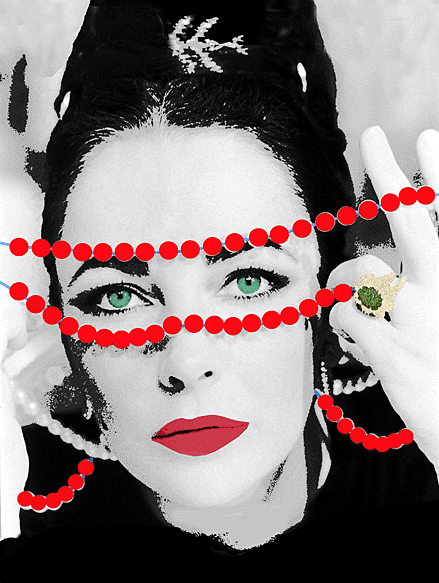 Elizabeth Taylor  Pop Art Portrait