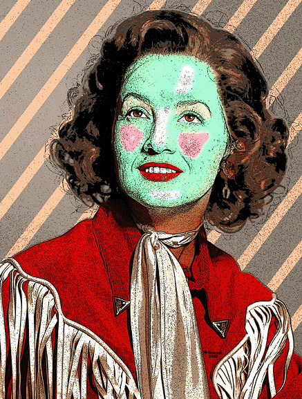 Patsy Cline Pop Art Portrait