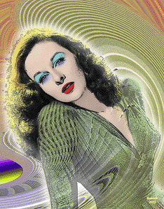 Susan Hayward pop art portrait