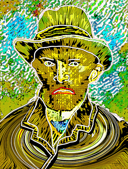 Van gouh Pop Art Portrait