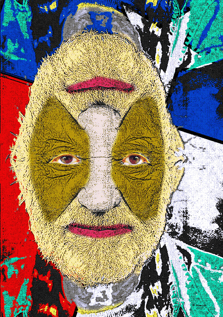 Willie Nelson FAMOUS PEOPLE POP ART PORTRAIT by ROWNAK