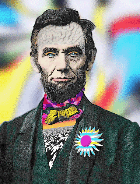 Abraham Lincoln Pop Art Portrait