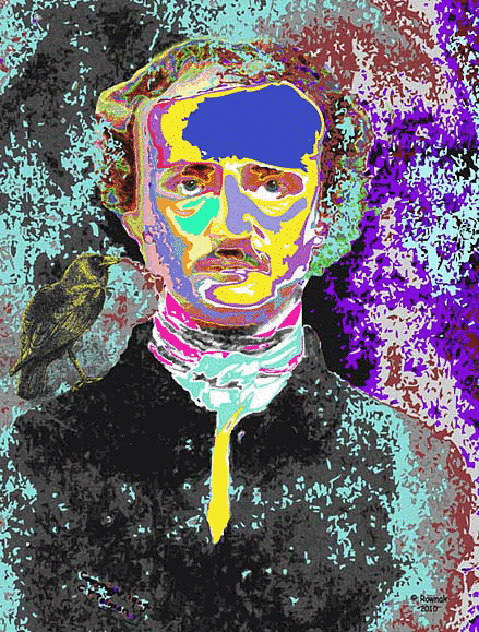 Edgar-Allan_Poe Pop Art Portrait