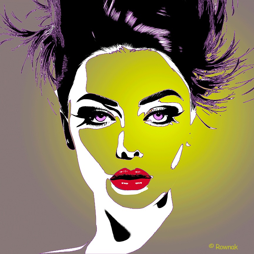 rOWNAK pOP aRT PORTRAIT